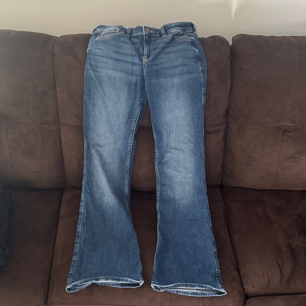 Hollister Women's Flare Jeans in Blue